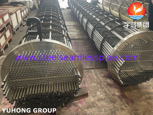 ASME Sec VIII U Stamp TP316L SS Tube Bundle Resistente a Cloretos NACE MR0175​