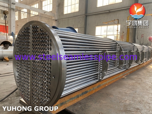 ASME U Stamp Customized Tube Bundle Steel Heat Exchanger Tubos sem costura