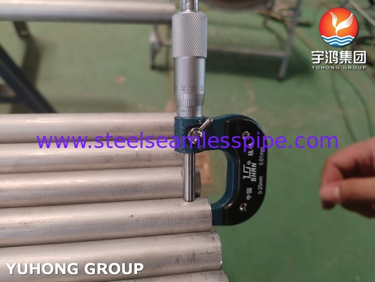 ASME SA789 / ASTM A789 S32750 Tubos duplex sem costura de aço inoxidável para trocadores de calor, Aplicação química
