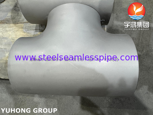 ASME B16.9 Super Duplex 2507 Acessórios ASTM A815 WPS32750 BW Super Duplex Tee
