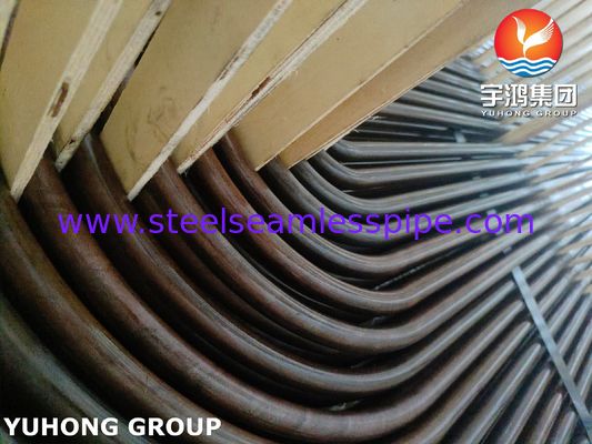 ASME SA179 ASTMA179 Tubos de Condensador e Trocador de Calor Sem Costura, Dobrados em U, de Aço de Baixo Carbono, Estirados a Frio