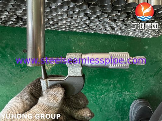 Tubos de aço inoxidável soldados, brilhantes, aquecidos