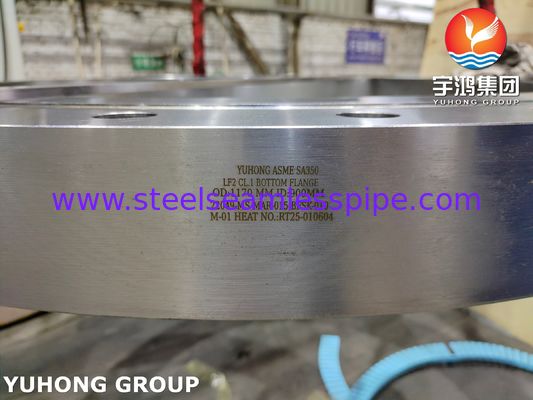 ASME SA350 LF2 CL1 Partes do trocador de calor Flange superior do corpo Flange inferior