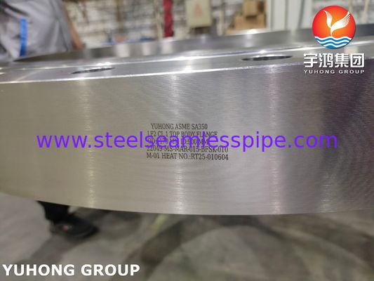 ASTM A350 / ASME SA350 LF2 Classe 1 Flange forjada de aço ligado B16.5 para baixa temperatura