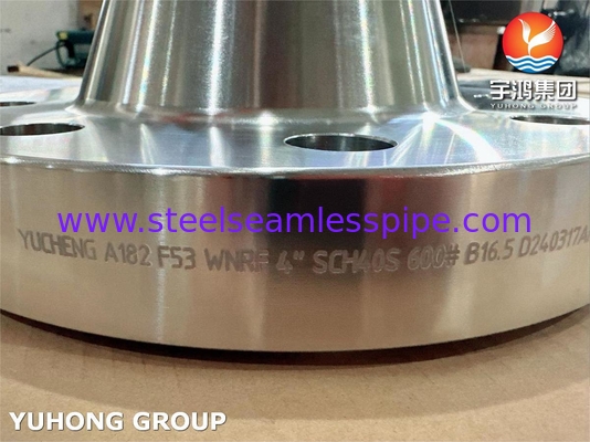 Flanges ASTM A182 F53 UNS S32750 WNRF ASME B16.5 Classe 150-2500