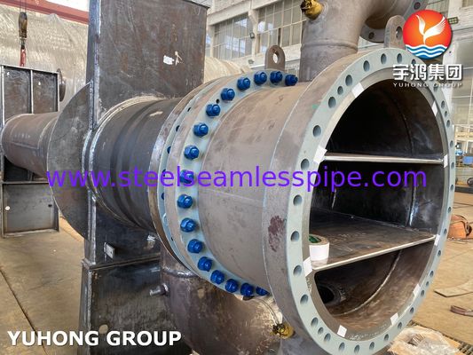 Condensador de vácuo de segunda fase certificado pela ASME para unidade de refinação de solventes de óleo lubrificante