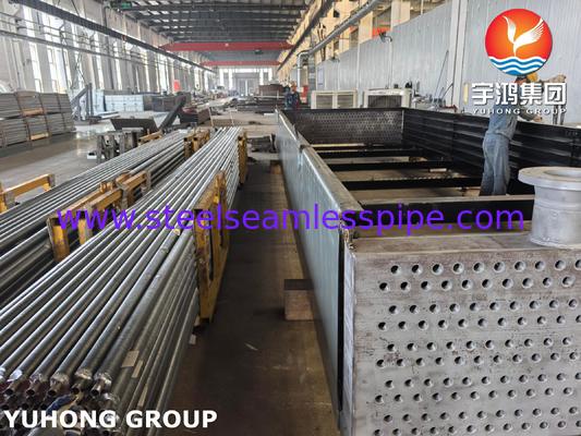 Refrigeradores de ar por tubo de pinhas personalizados para indústrias de petróleo, gás e produtos químicos