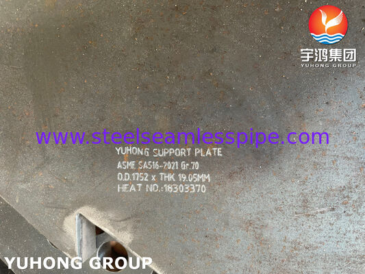 Placa de aço carbono para trocador de calor ASME SA516 GR.70 para trocador de calor