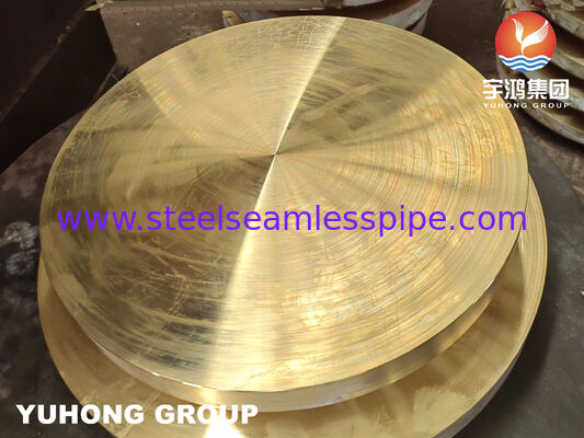 ASTM B171 C46400 Disco de cobre de latão naval para aplicações marítimas e industriais