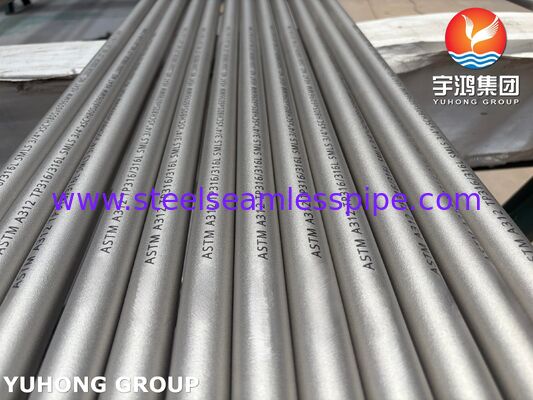 ASTM A312 TP316 / TP316L Tubo sem costura de aço inoxidável