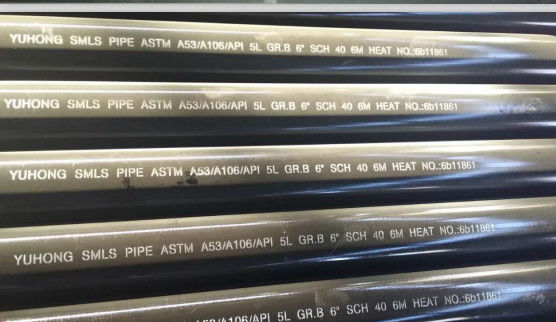 Tubo de aço inoxidável sem emenda da polegada 6000MM do Api 5l GR B Od 4