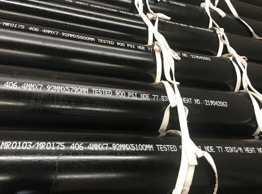 ASTM A106 GR. Tubulação de aço preta sem emenda de B A53 GR.B
