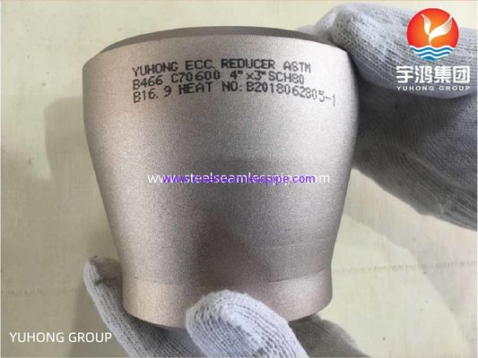 Cotovelo do redutor dos encaixes de tubulação SB122 do aço da solda de extremidade B122/B466 de ASTM SB466
