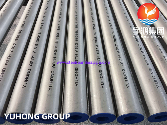 ASTM A312/ASTM 1,4404) a tubulação TP316/316L sem emenda de aço inoxidável de A511 (conservaram a certificação recozida do ABS