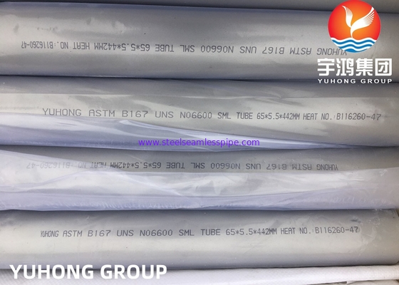NÍQUEL a TUBULAÇÃO SEM EMENDA ASME SB167 do TUBO INCONEL Inconel 600 da LIGA/liga 600/UNS N06600