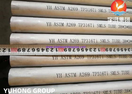 Tubo recozido brilhante Rolld do instrumento frio de ASTM A269/ASME SA269 TP316Ti TP316L TP304L TP304H