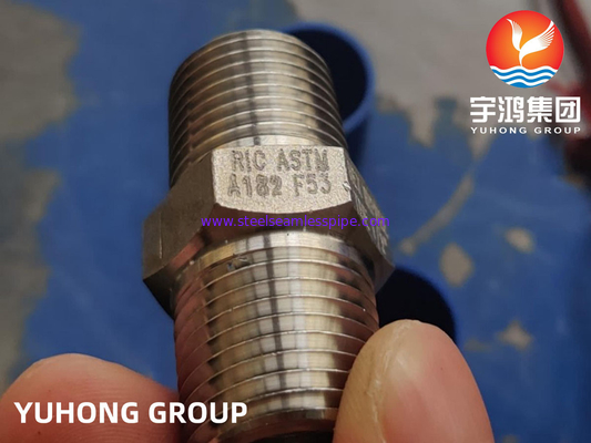 ASTM A182 F53 ENCANTAM BOCAL OS ENCAIXES FORJADOS DE AÇO FRENTE E VERSO SUPER 3000# NPT B16.11 DE TBE 1/2 DE”
