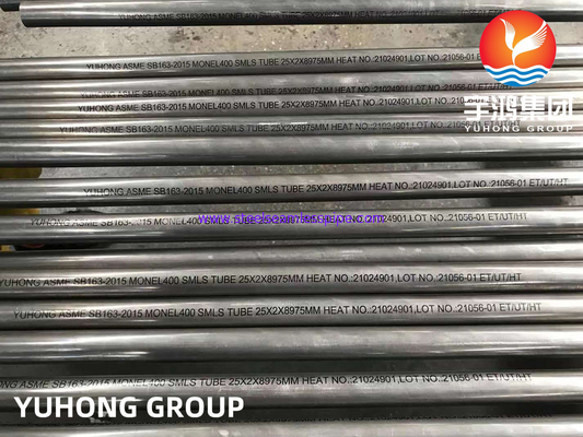 A liga de níquel de cobre de ASTM B163 Monel 400/UNS N04400 conduz a superfície brilhante