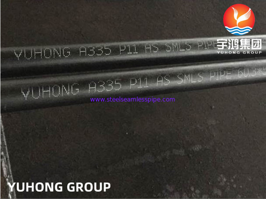 Tamanho P11/P12/P22/P5 /P9/P91/P92 1/2 sem emenda dos tubos do aço de liga de ASTM A335 /ASME SA335” a 24