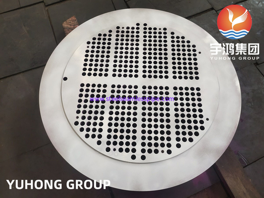 ASTM A182 F304 F316L Folha de tubo para trocador de calor PT Disponível
