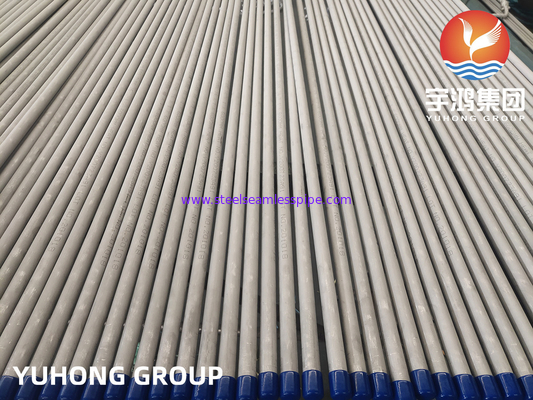 ASTM A269 TP304 Tubos sem costura de aço inoxidável para tubos de caldeira ET Disponível