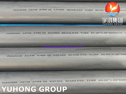 ASTM A789 UNS S32205 Tubos duplex sem costura de aço inoxidável para dessalinização de água do mar