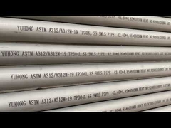 Tubo sem costura de aço inoxidável YUHONG ASTM A312