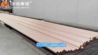 Tubo de cobre ASTM B111 UNS C12200 DHP para HVAC e trocador de calor